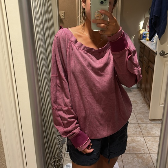 Super soft free people movement ruffle sweatshirt - Picture 5 of 7